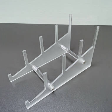 Small Multiple Plate Display Rack Frost Holder